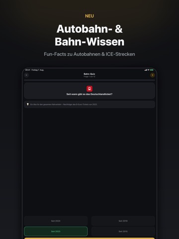 Deutschland Quiz iPad screenshot