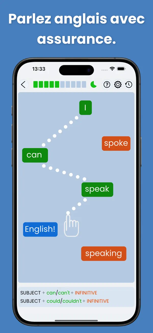 Screenshot #3 pour Grammaire Anglaise: Jeux ESL