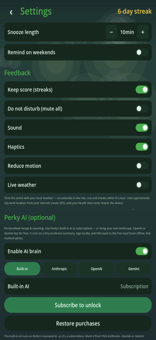 Perky – Desk Break Buddy Screenshot 5 of 5