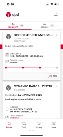 DPD Mobile screenshot 1