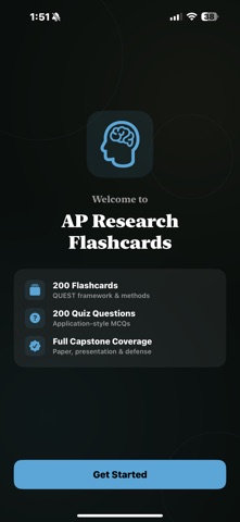 AP Research Revision screenshot