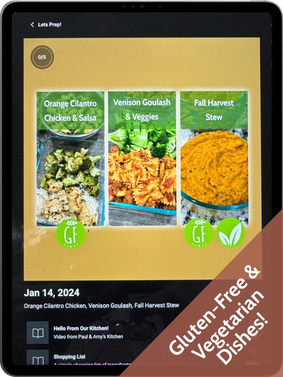 Lets Meal Prep iPad screenshot 7 - Health & Fitness app