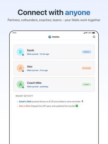 Meli: Personal AI iPad screenshot