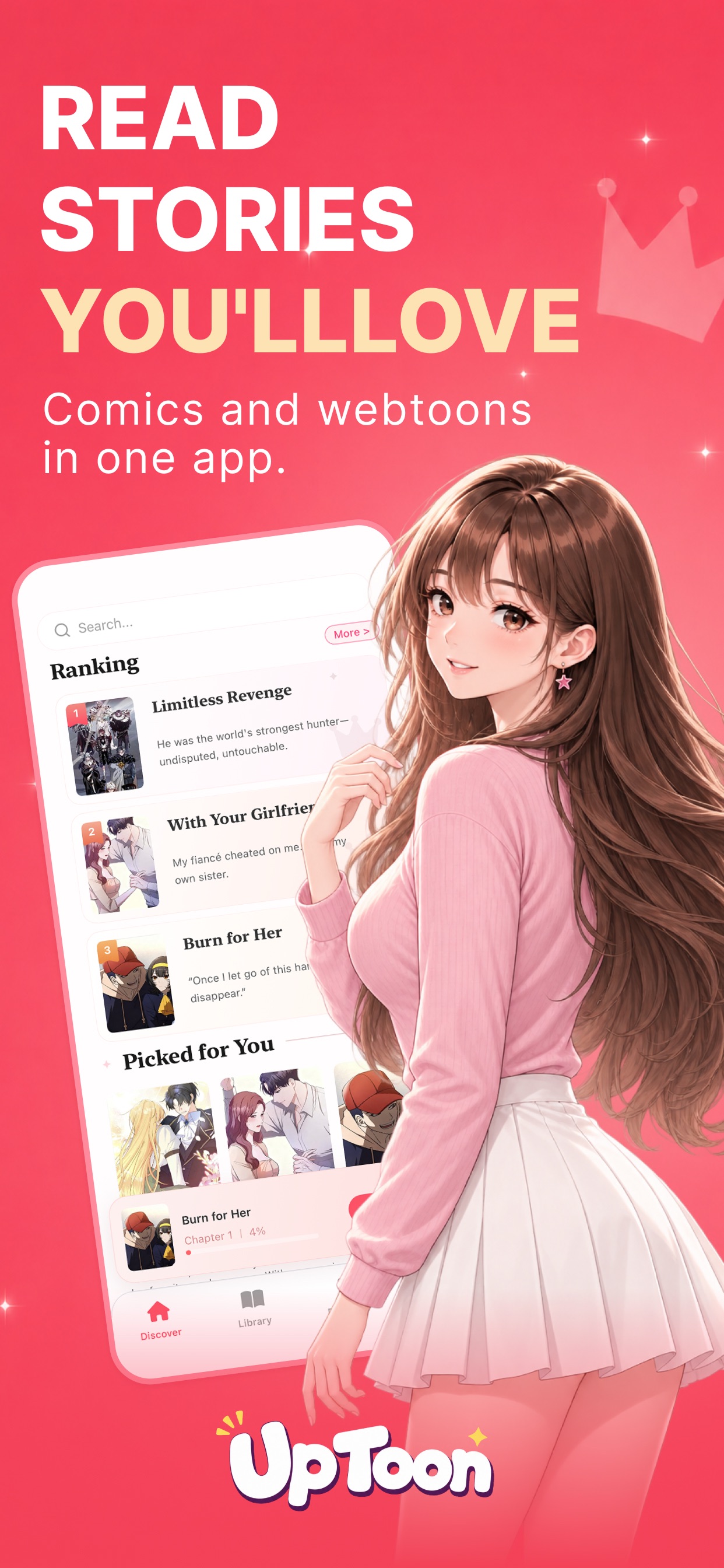 Screenshot 1 of UpToon – Comics & Manhwa