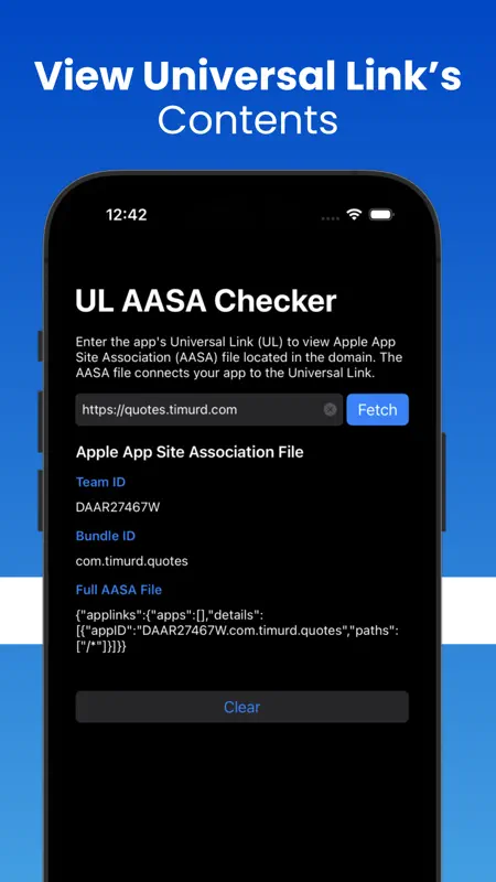 Deeplink Checker screenshot 5 of 5