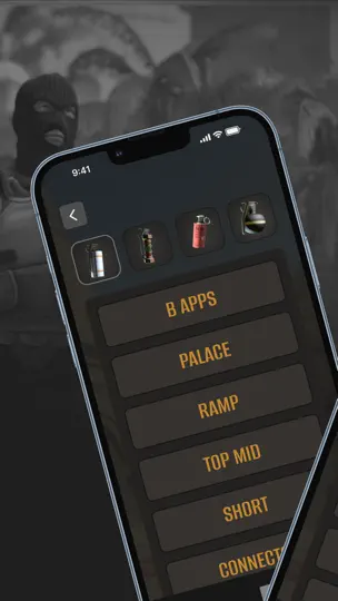 Captura de pantalla de CS Nades: Tactic Guide For CS2 en iPhone 3