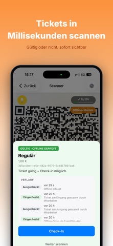EventGig.de Scan Screenshot 1 of 5
