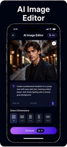 AI Headshot Generator -Editor Screenshot 8 of 10
