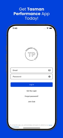 Tasman Performance screenshot