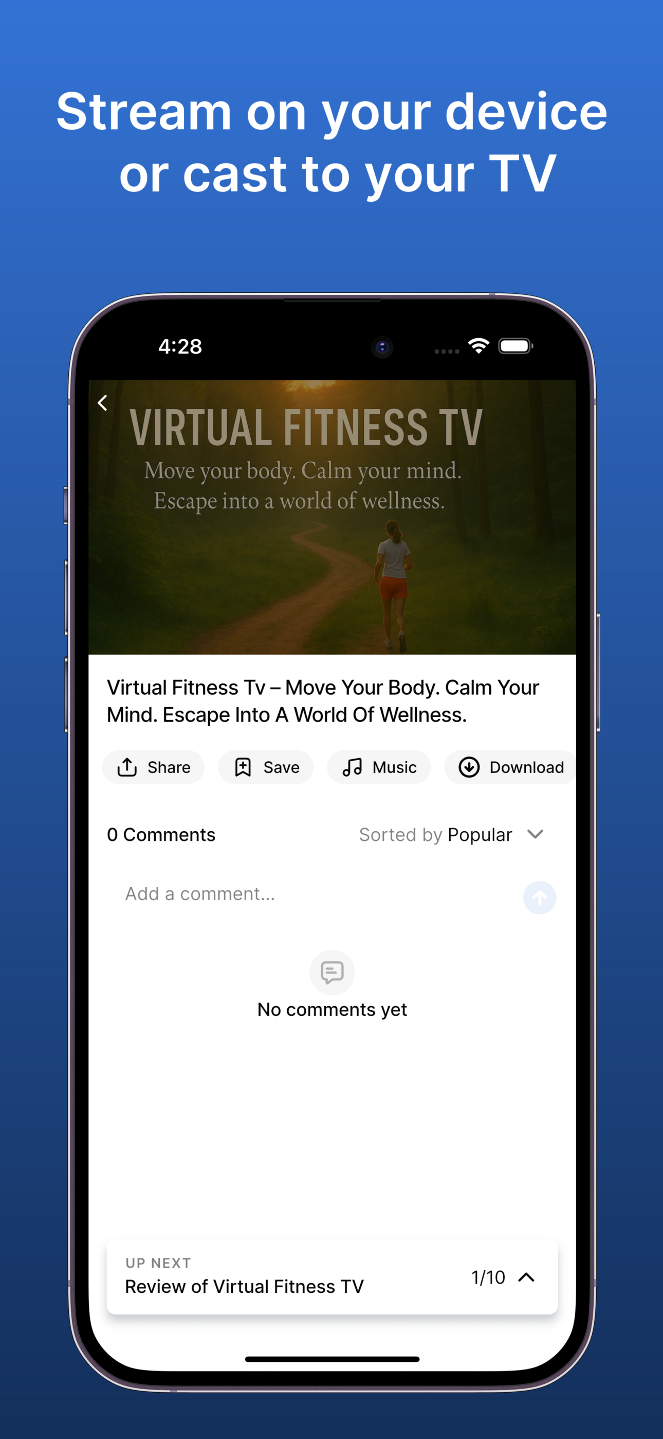 Virtual Fitness TV screenshot 3