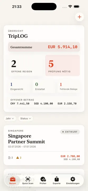 TravelCost screenshot 1