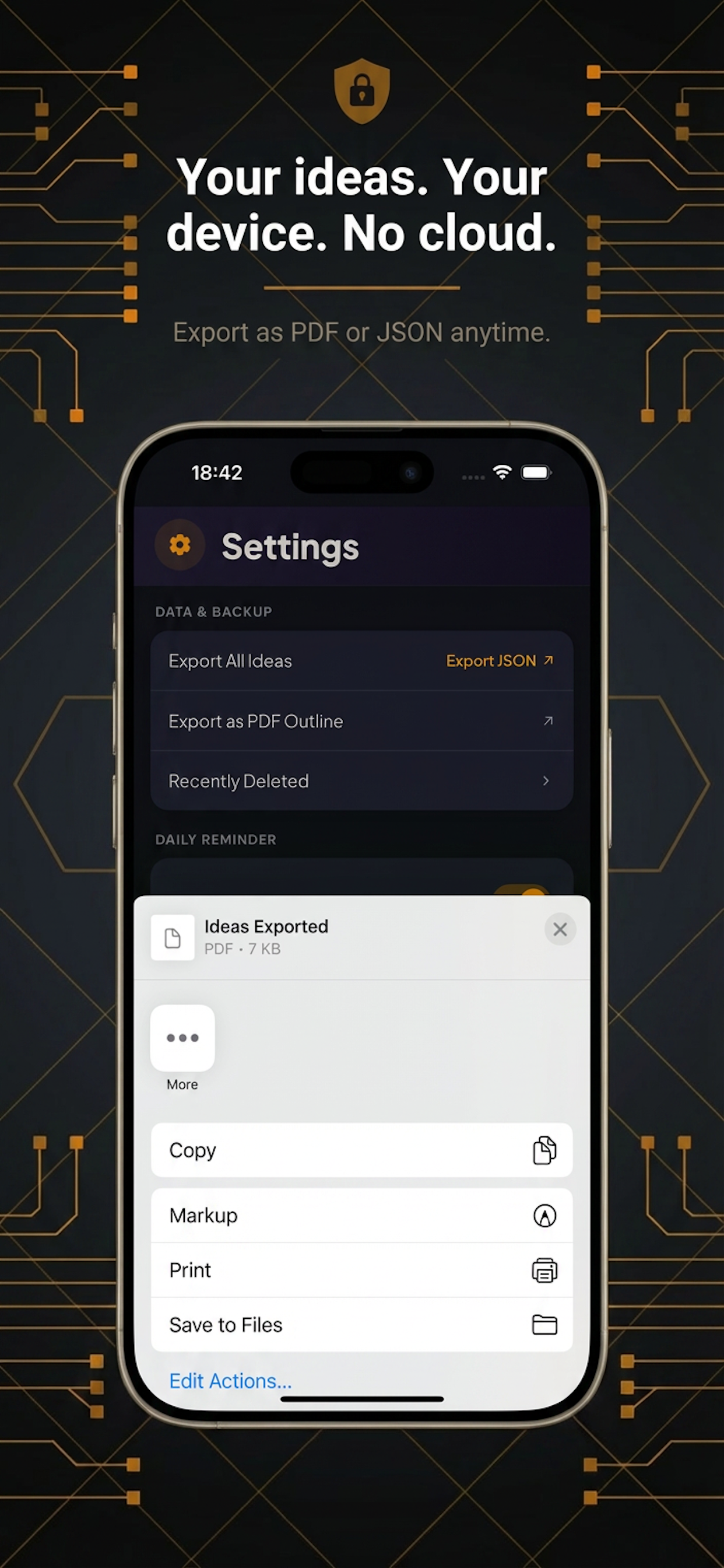 Idea Think: Thought Organizer screenshot 7