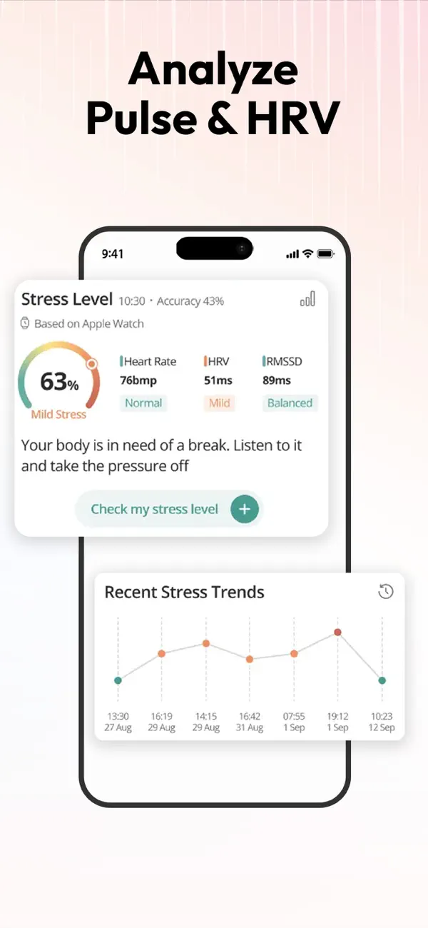 Screenshot #2 pour Accurate Heart Rate Monitor.