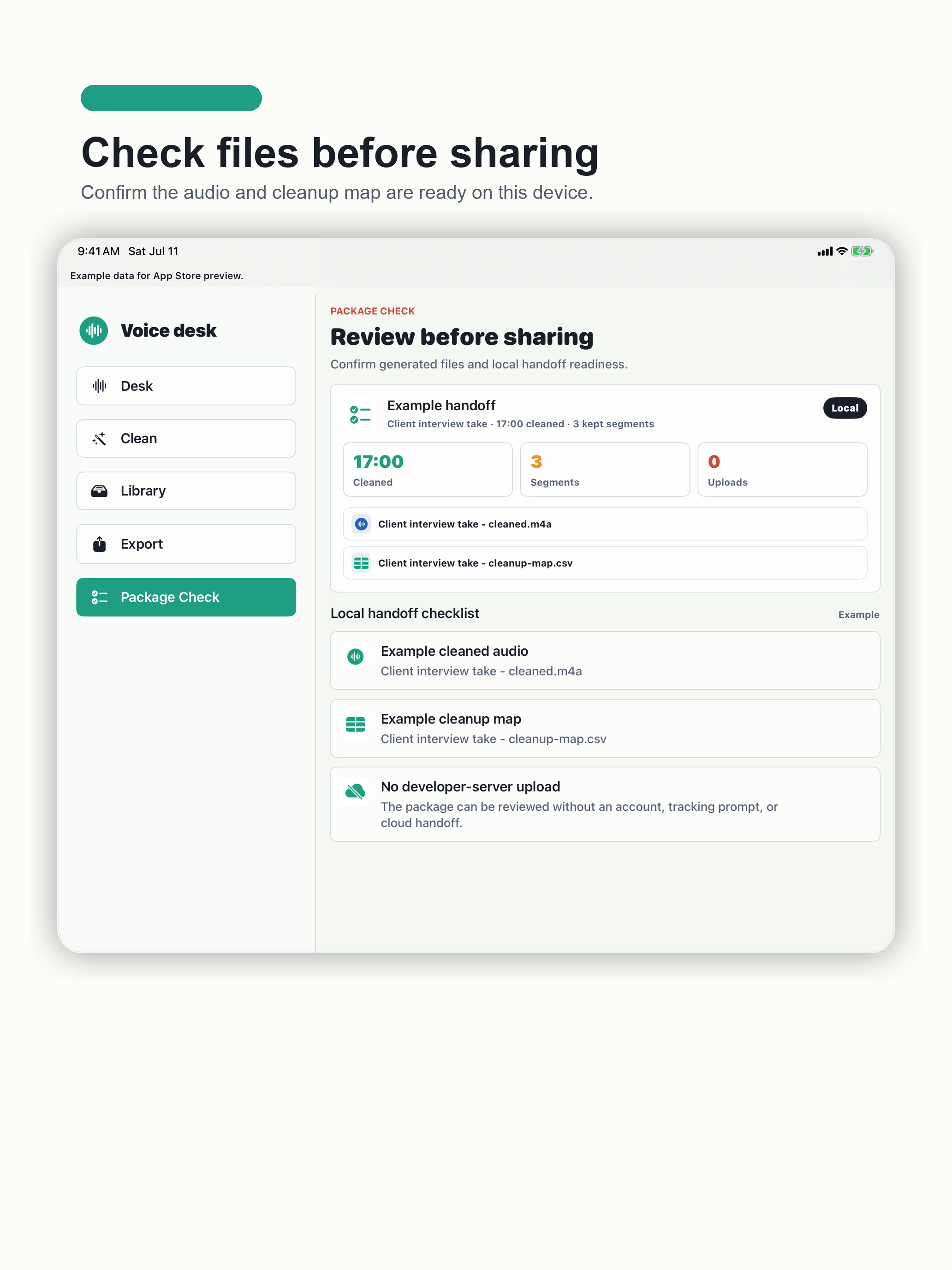 Pocket Voice Cleaner screenshot 10