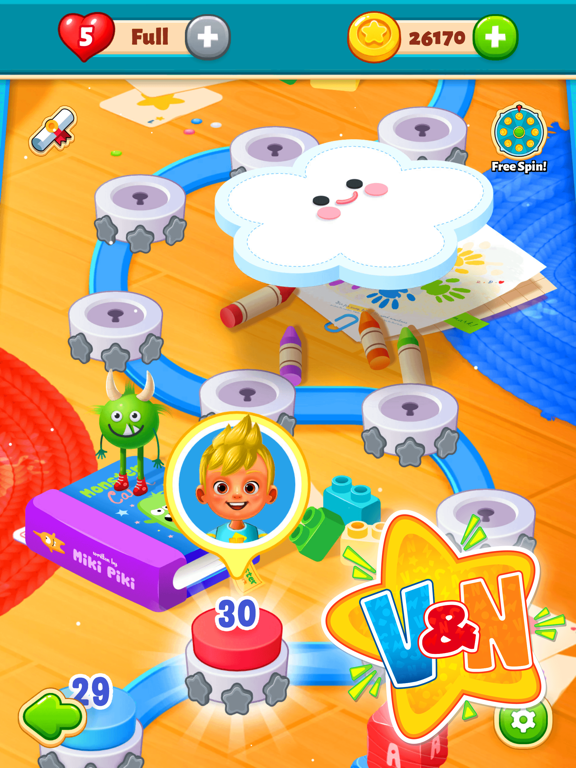 Ảnh chụp màn hình của Vlad & Niki Match iPad 