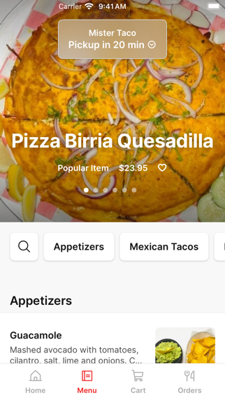 MISTER TACO iPhone screenshot 2 - Food & Drink app