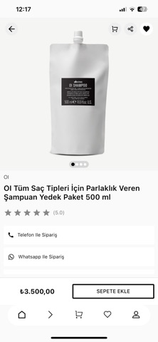 Davines Türkiye iPhone screenshot
