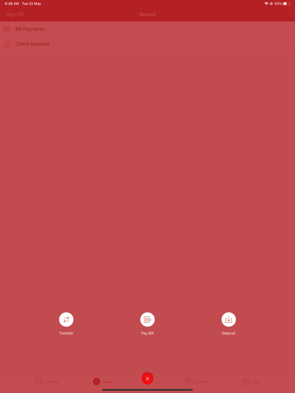 First Cahawba Bank iPad screenshot 2 - Finance app