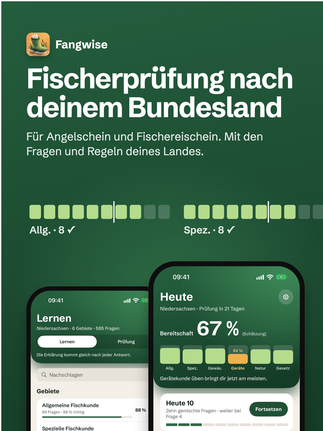 Screenshot 7 of Fangwise: Angelschein Prüfung