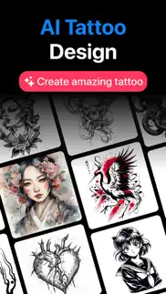ink flow: ai tattoo design iphone screenshot 1