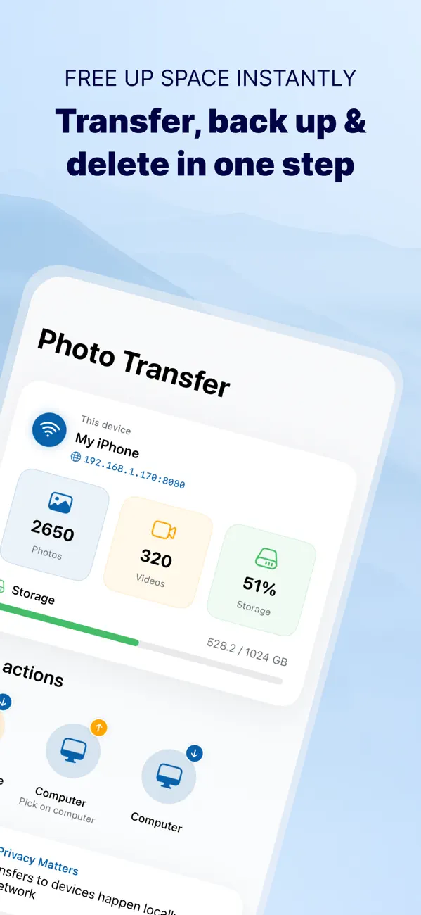 #2. Photo Transfer: Send via WiFi (iOS) 由: Mobileware Studio SL