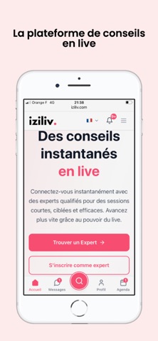 IZILIV : Des conseils en live screenshot