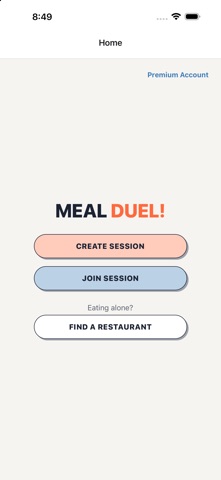MealDuel iPhone screenshot