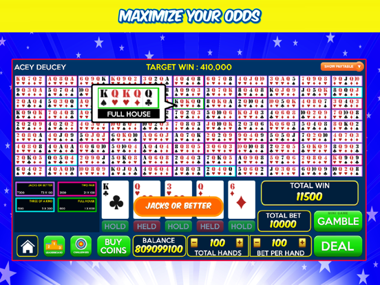 Screenshot #5 pour 60 in 1 - Video Poker Games