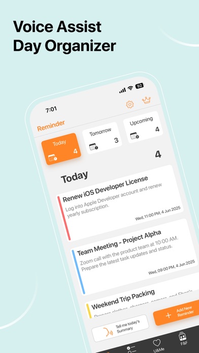 Organizer:To-Do List Reminders app screenshot
