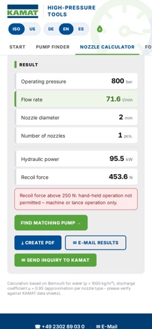 KAMAT High-Pressure Tools screenshot 4