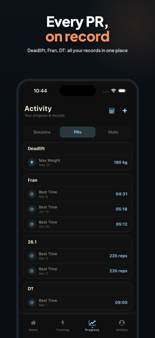 Evox: WOD Timer & Training HQ Screenshot 4 of 5