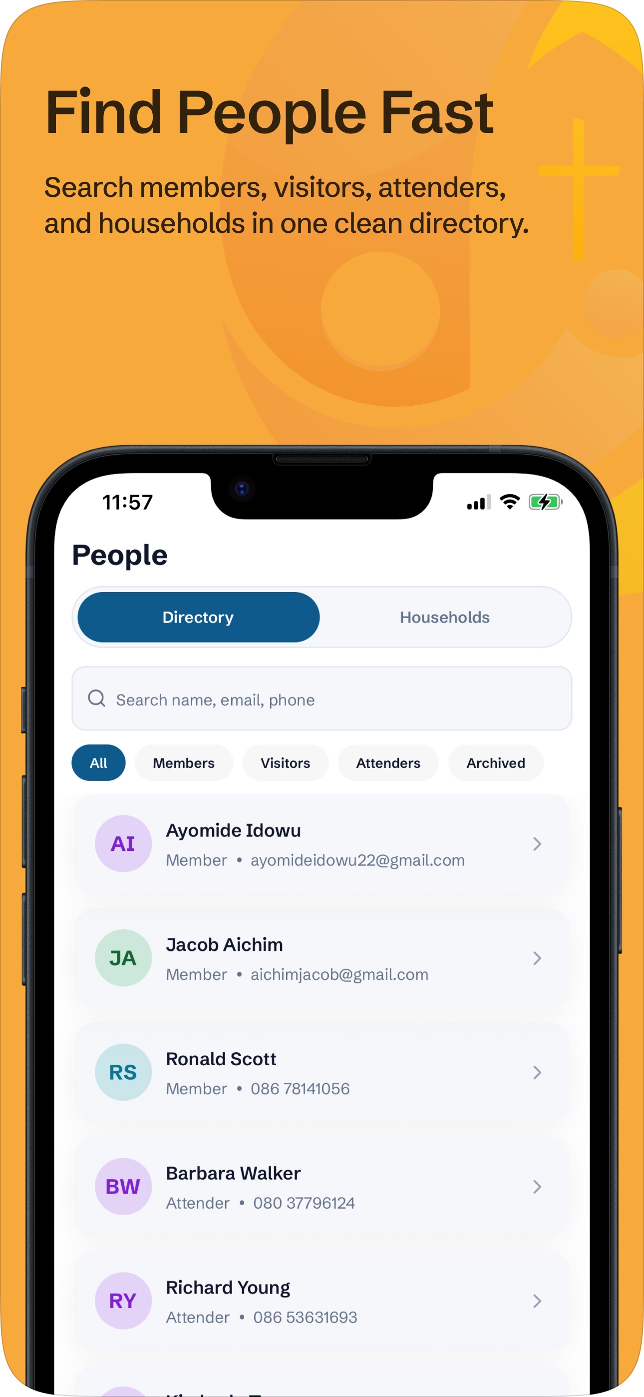 Screenshot 3 of ChurchOrb Admin