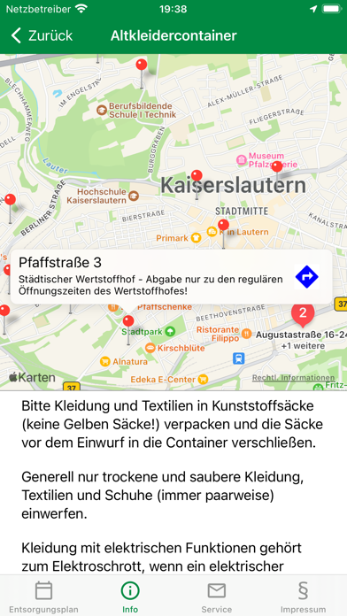 Stadtbildpflege Kaiserslautern Screenshot