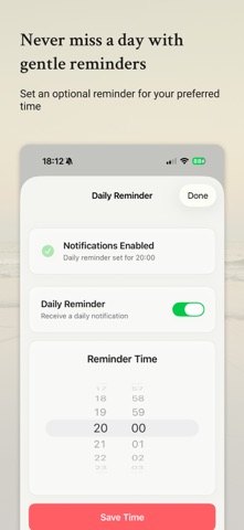 Three – Data-driven journaling Screenshot 9 of 9