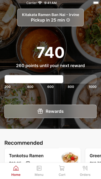 Kitakata Ramen Ban Nai Irvine iPhone screenshot 1 - Food & Drink app