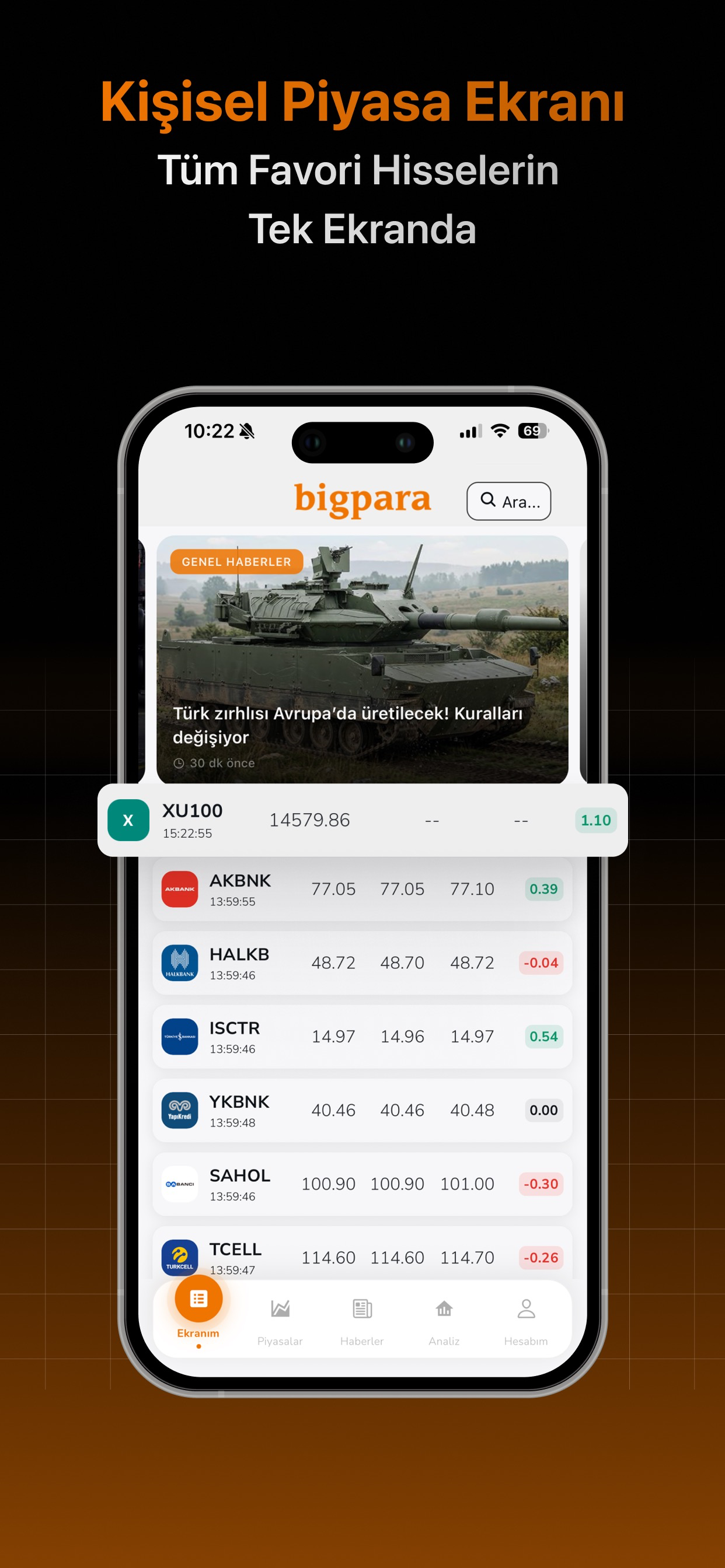 Bigpara - Borsa, Hisse, Altın screenshot 6