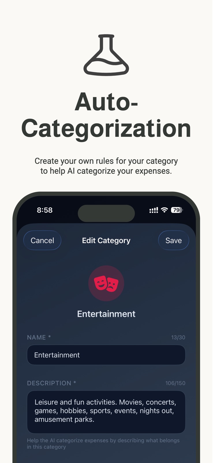 Gabet: AI Expense Tracker iphone screenshot 2