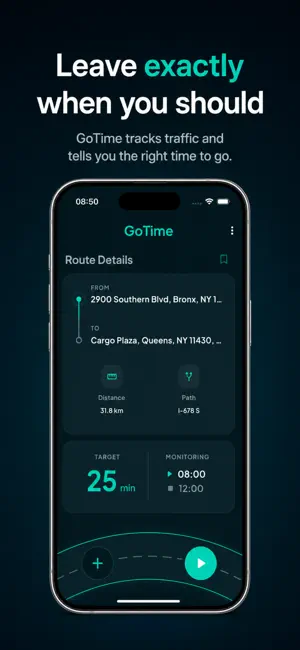 GoTime: Traffic & ETA Alerts screenshot 1