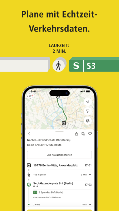 Screenshot #2 pour BVG Fahrinfo: ÖPNV Berlin