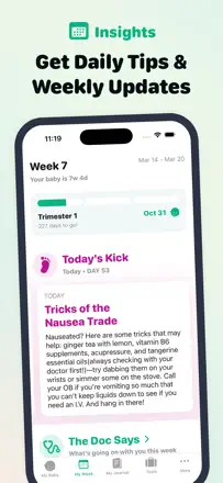 Pregnancy Tracker 3D by Sprout: Screenshot 3 von 10