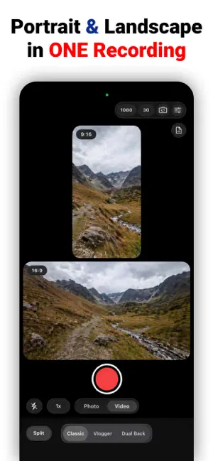 DualCam - Dual Shot Recorder screenshot 1