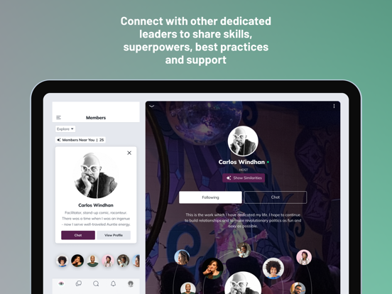 Strategy & Solidarity iPad screenshot 4 - Social Networking app