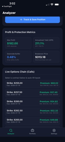 CoveredProfit: Covered Calls Screenshot 4 of 8