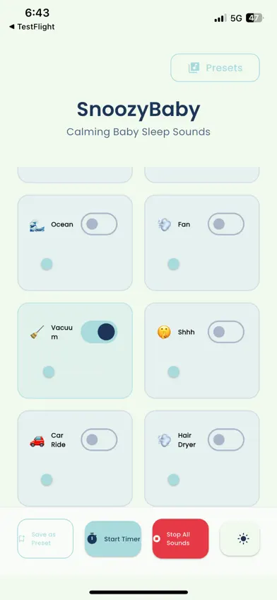 SnoozyBaby Sleep Aid screenshot 2