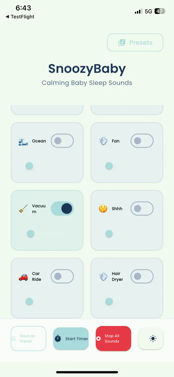 Screenshot #2 pour SnoozyBaby Sleep Aid