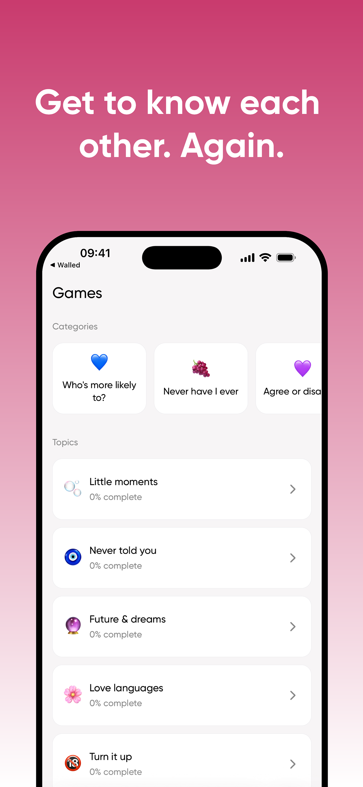 Couple Rituals: Games & Widget screenshot 4