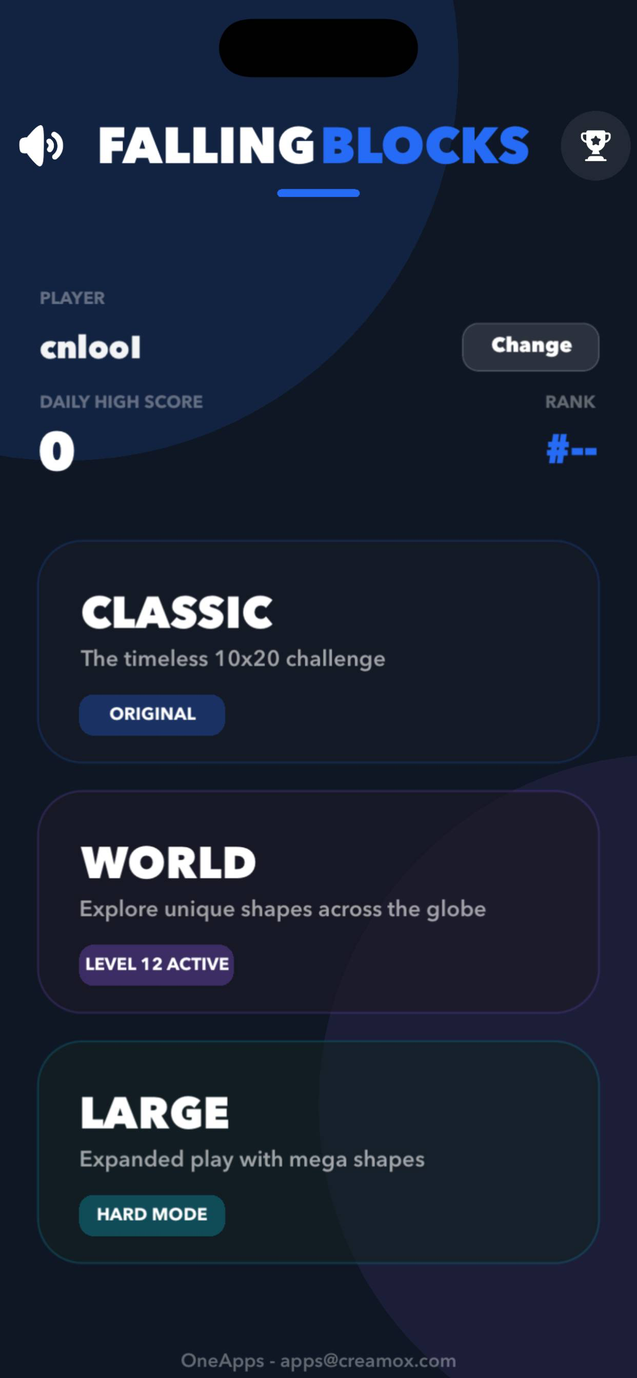 Falling Blocks Classic Game screenshot 3