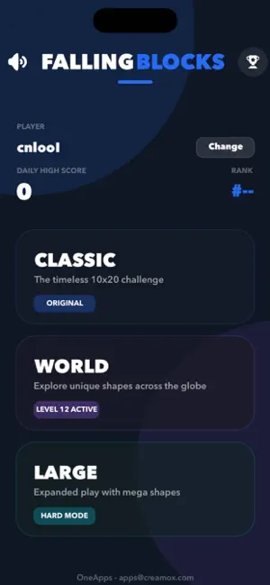 Falling Blocks Classic Game screenshot 3