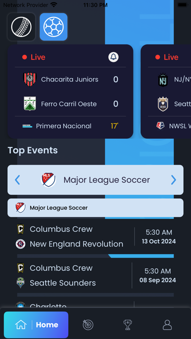 Cricball: Live Sports & Scores Screenshot