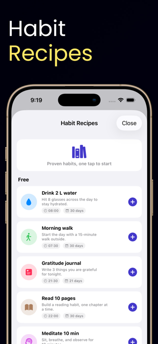 Habit Tracker Kit Screenshot 6 of 9